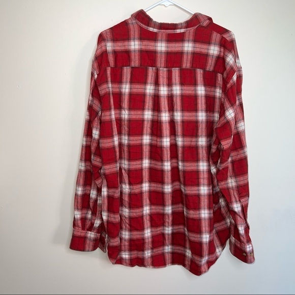 Cabela’s Men’s Red Plaid Cotton Button Down Flannel Size XL - Picture 3 of 7